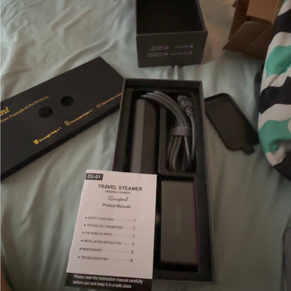 Black Travel Steamer